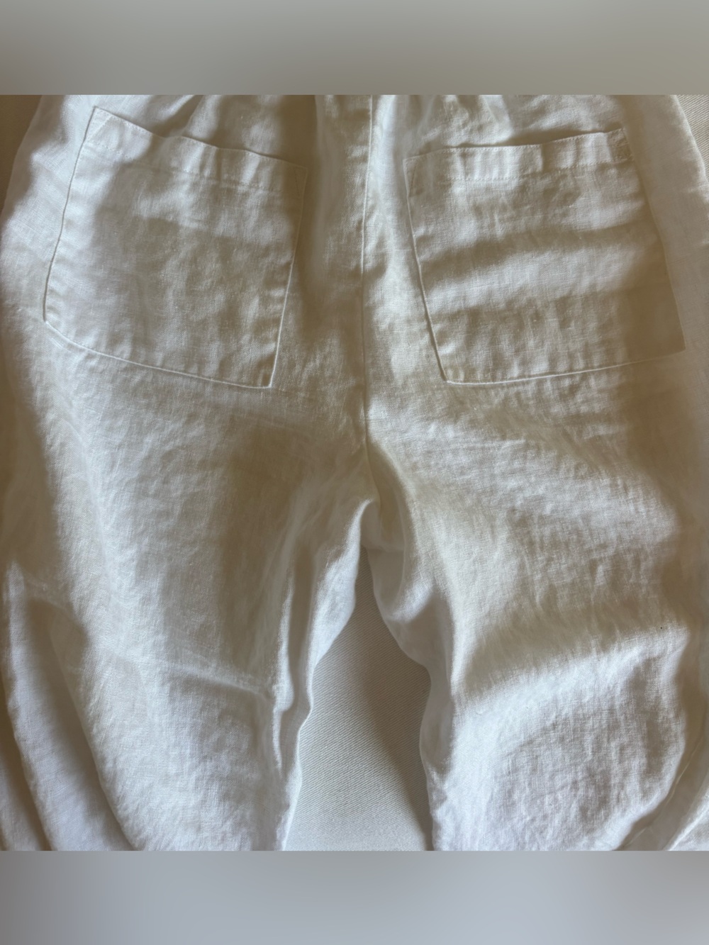 Reformation Remi Cropped Linen Pant - Picture 4 of 5